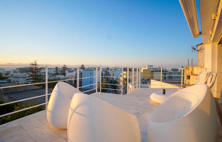 Appartement Panoramic View - Penthouse à Rhodes City Extérieur photo